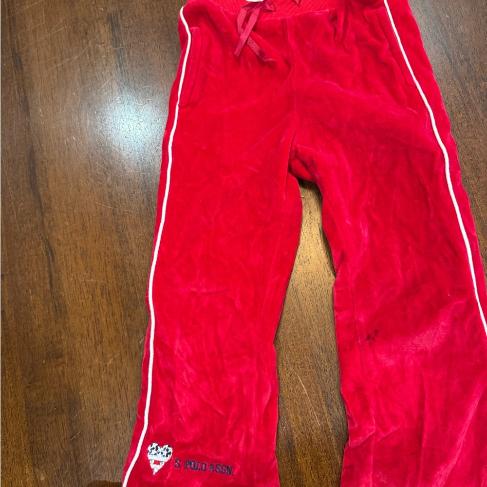 U.S. Polo Assn. Red and White Apparel